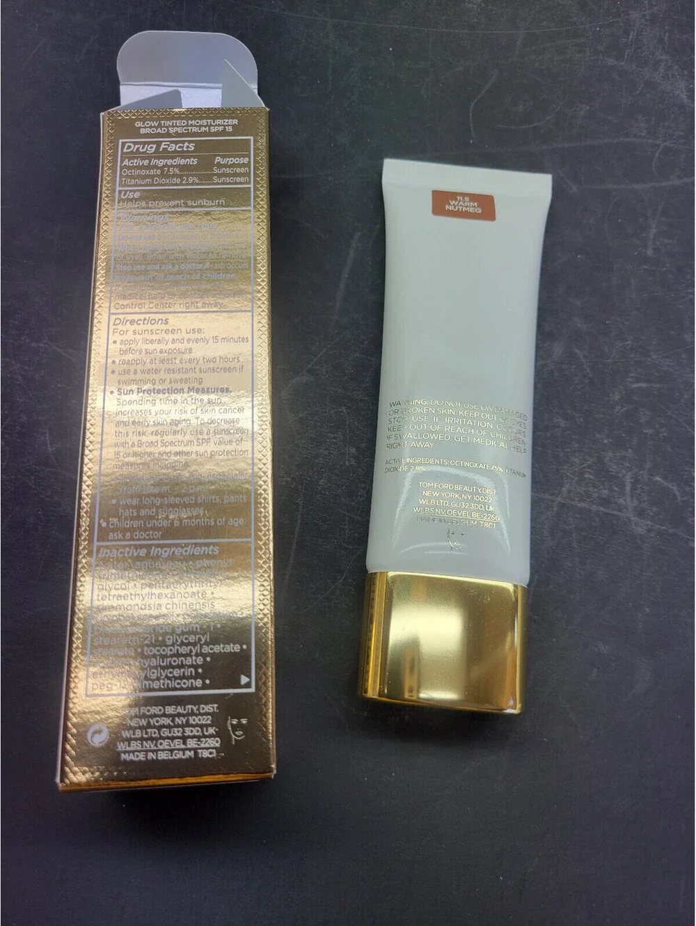 Tom Ford Tinted Glow Moisturizer 50 mL SPF 15 WARM NUTMEG 11.5  *NIB*